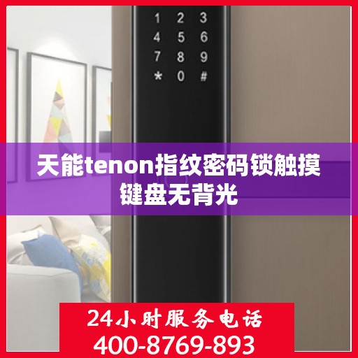 天能tenon指纹密码锁触摸键盘无背光