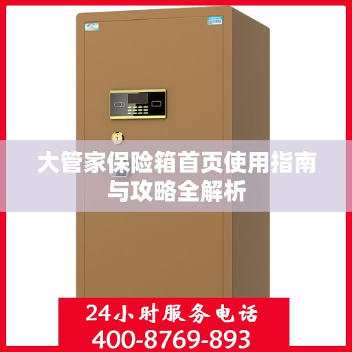 大管家保险箱首页使用指南与攻略全解析